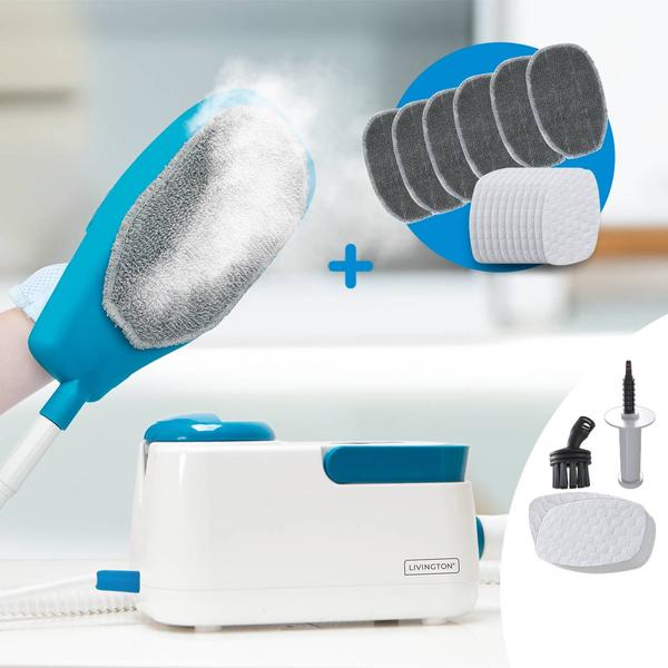 Livington SteamTouch ergonomischer Handdampfreiniger Super-Spar-Set
