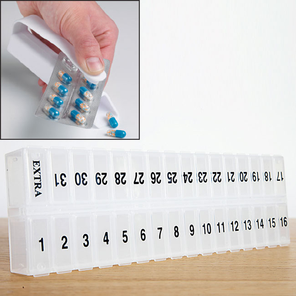 Tabletten-Spender und Organizer im Set