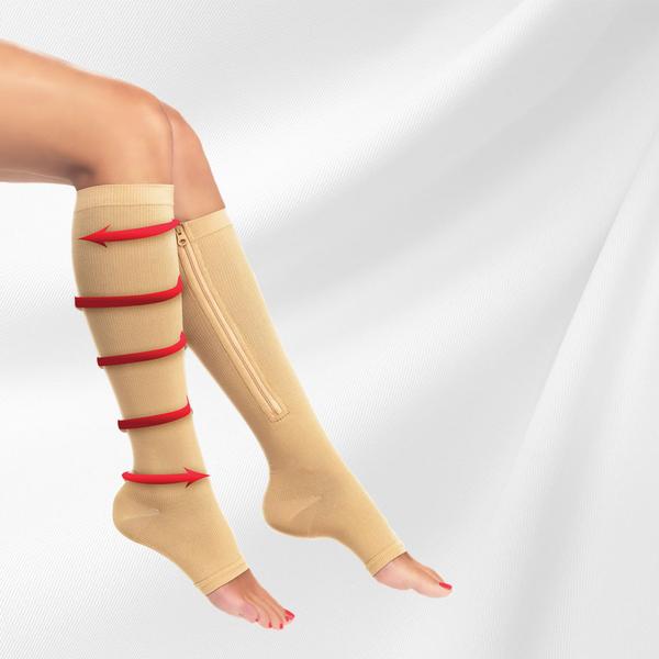 Zip Sox Stützstrümpfe mit Zipp Nude S/M