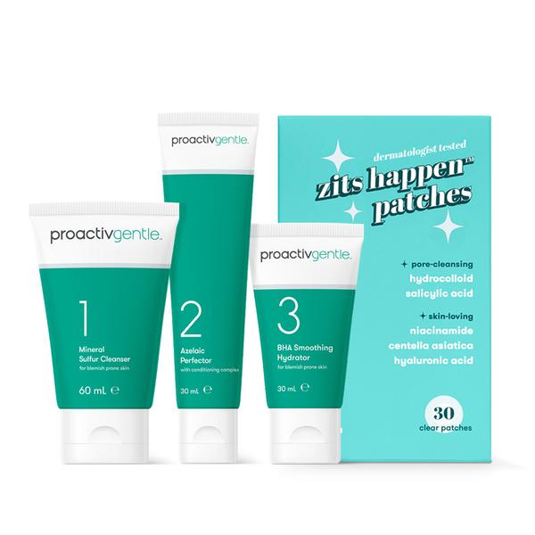 Proactiv Gentle 30 Tage Routine 120 ml + 30 Zits Happen Patches