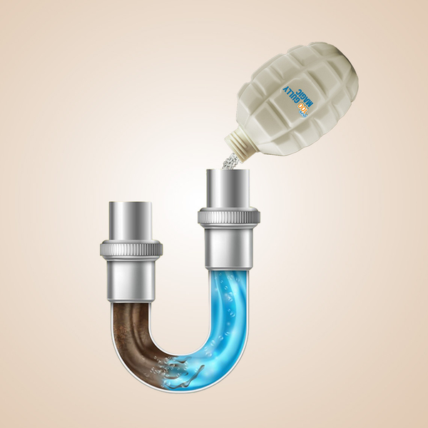 pure100 GullyMagic hochwirksames Abflussreiniger-Granulat 2+2 GRATIS