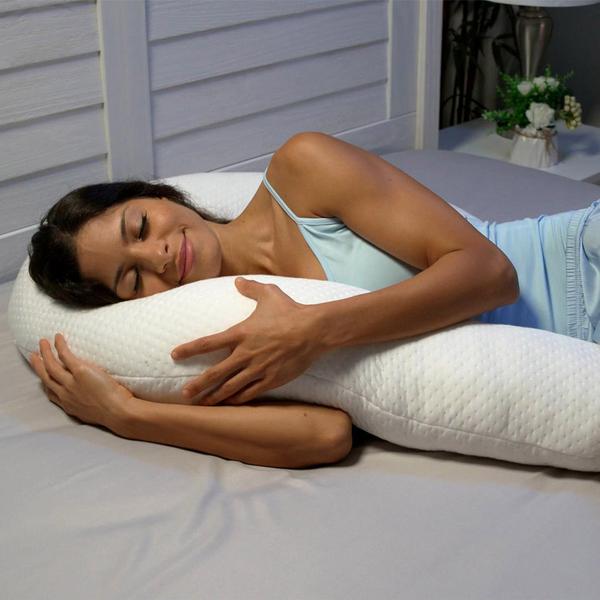 Dreamolino SwanPillow ergonomisches Seitenschläferkissen 1+1 GRATIS