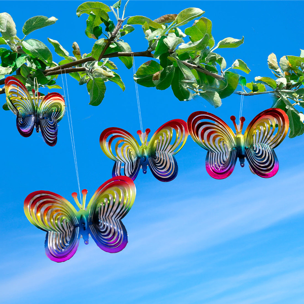Windspiel Schmetterling, 4er-Set