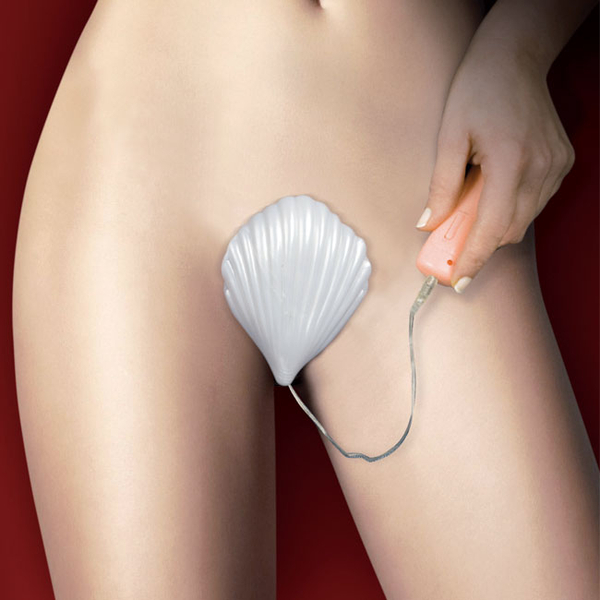 Liebesmuschel mit Fernbedienung inkl. Batterien