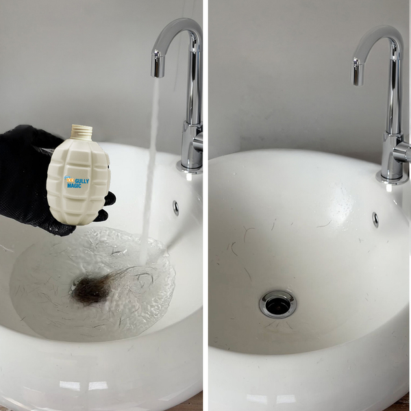pure100 GullyMagic hochwirksames Abflussreiniger-Granulat 2+2 GRATIS
