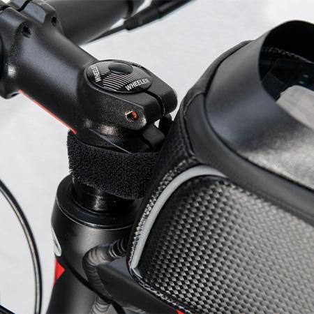 Velotasche mit Smartphone-Einsatz