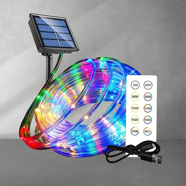 HandyLUX Lumisnake USB & Solar-LED-Lichterkette
