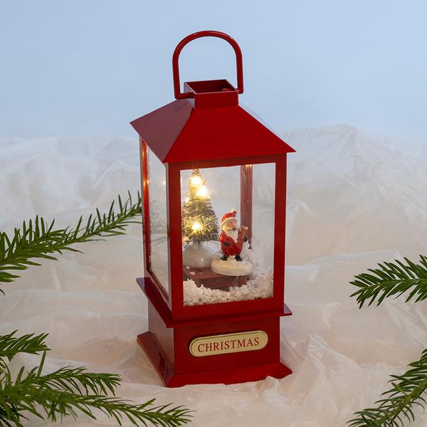 Weihnachtslaterne, Schneegestöber