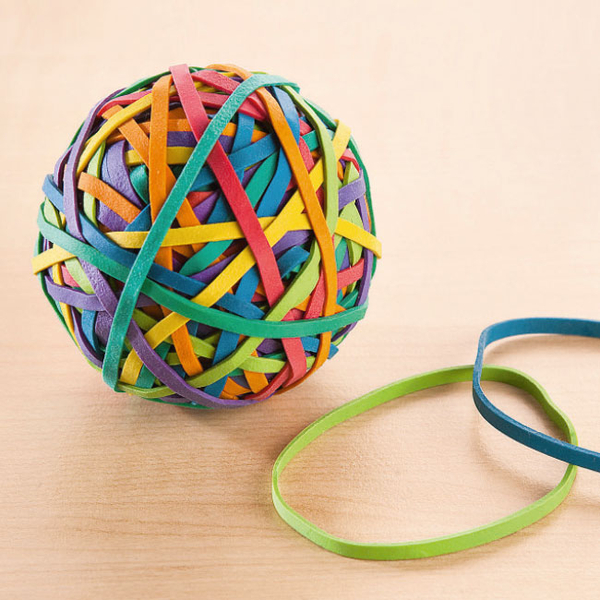 Gummiband Ball