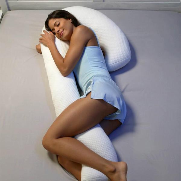 Dreamolino SwanPillow ergonomisches Seitenschläferkissen 1+1 GRATIS