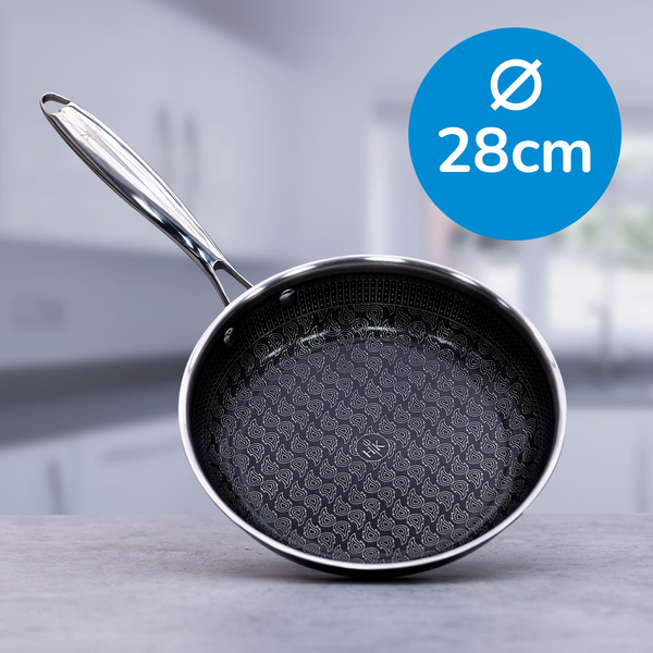 Hell's Kitchen Edelstahl-Aluminium-Pfanne / 28 cm