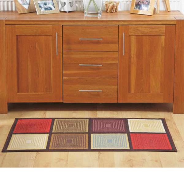 Teppich Patchwork / 50 x 76 cm