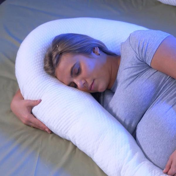 Dreamolino SwanPillow ergonomisches Seitenschläferkissen 1+1 GRATIS