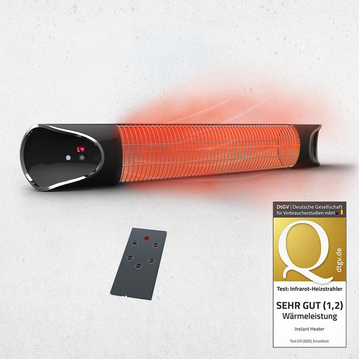 Livington Instant Heater Infrarot Heizstrahler inkl. Fernbedienung GRATIS |  MediaShop