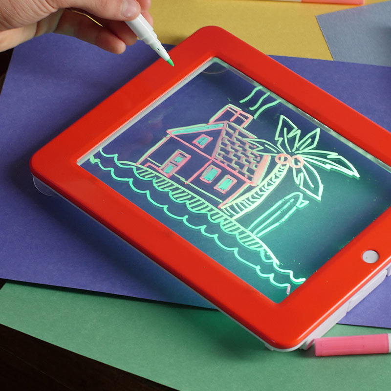 Original MediaShop Magic Pad Zeichenbrett Maltafel im Tablet-Design 34 Teile 3+ 